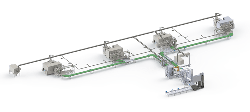 11炭黑產(chǎn)品智能化全自動包裝碼垛生產(chǎn)線
