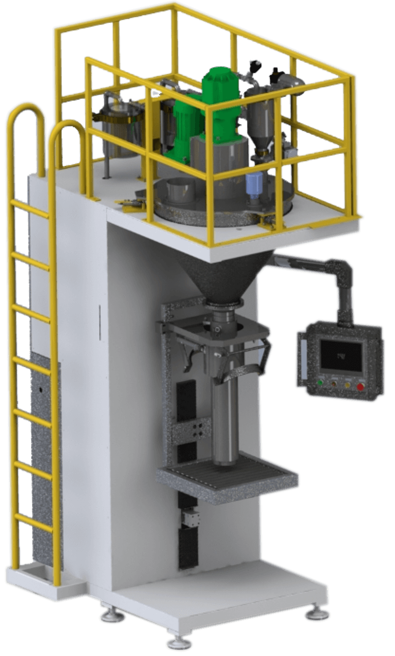 14半自動敞口袋粉體包裝機(jī)